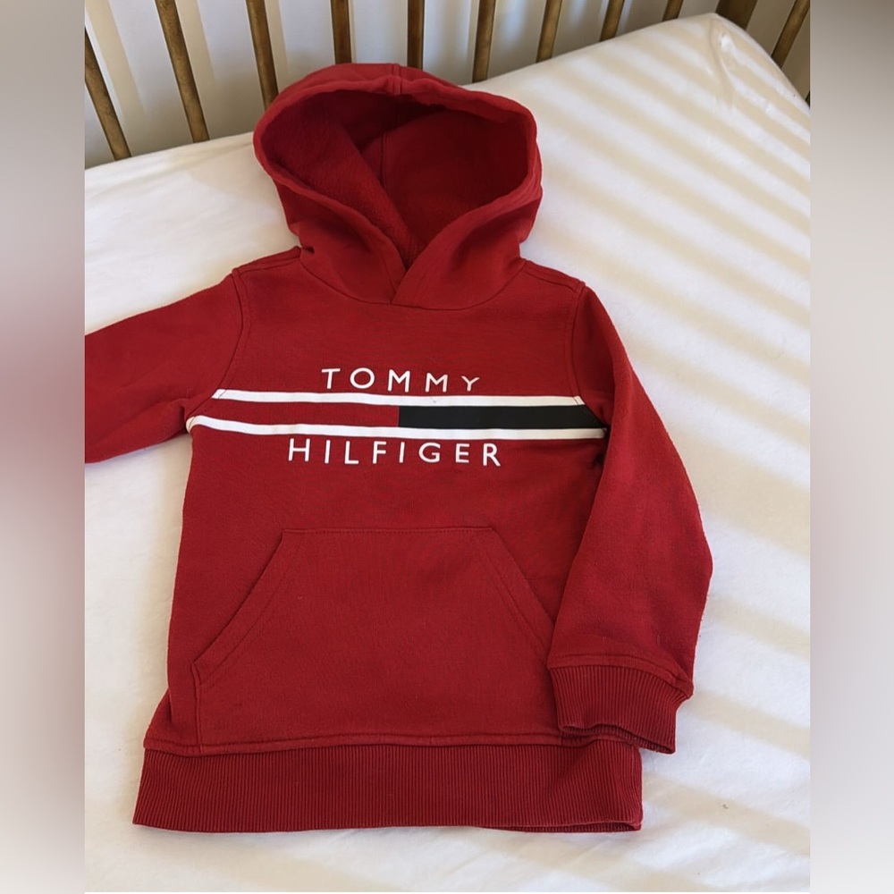 Tommy Hilfiger red hoodie boys 2 yr